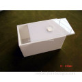 Small Cuboid White Acrylic Box With Lid